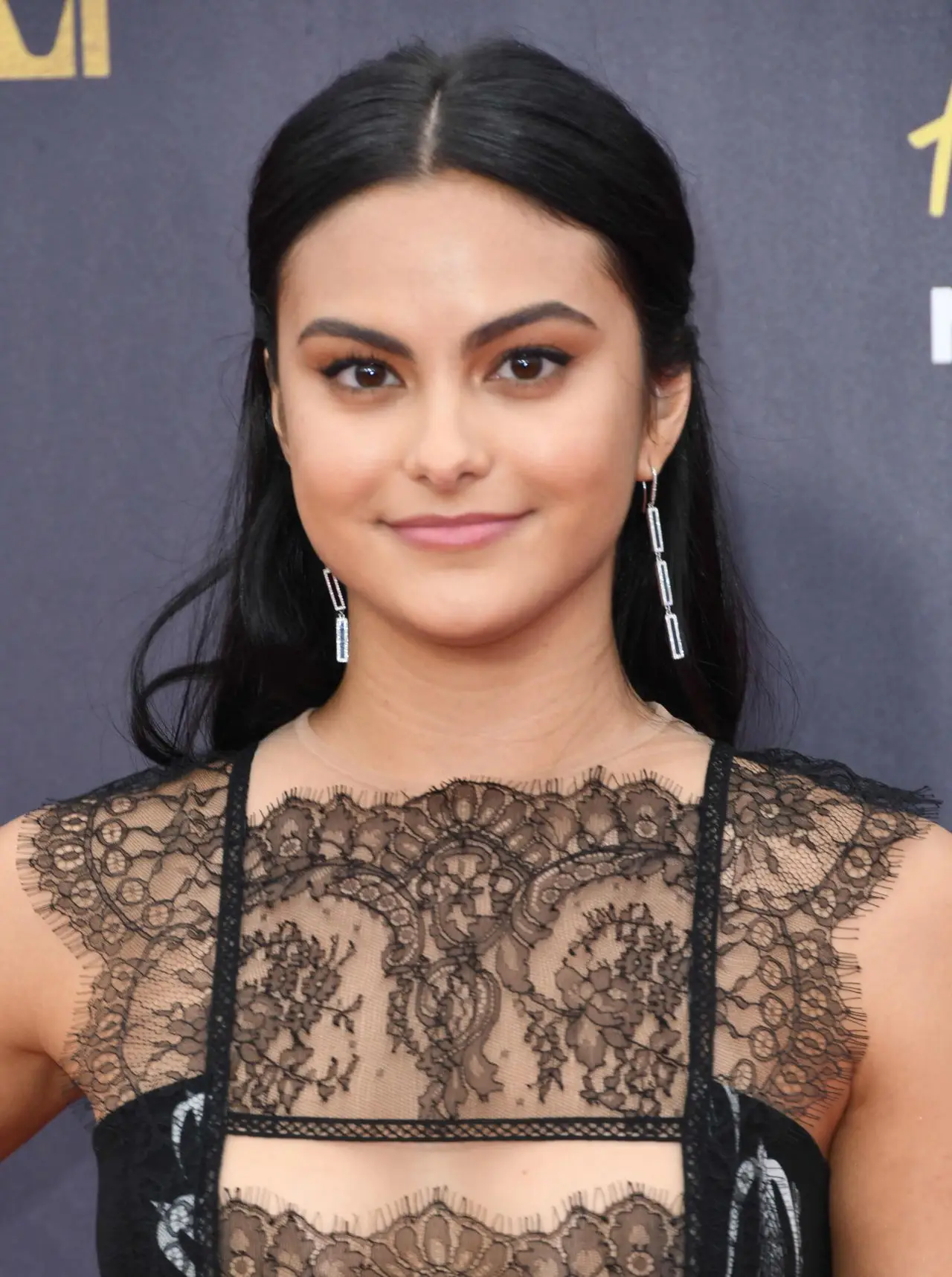 Camila Mendes at 2018 MTV Movie And TV Awards at Barker Hangar in Santa Monica09